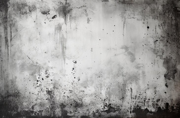 Fototapeta premium Concrete dark grey background with scratches and black splashes. Textured grunge wall texture.