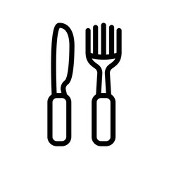 Fototapeta premium Fork icon PNG