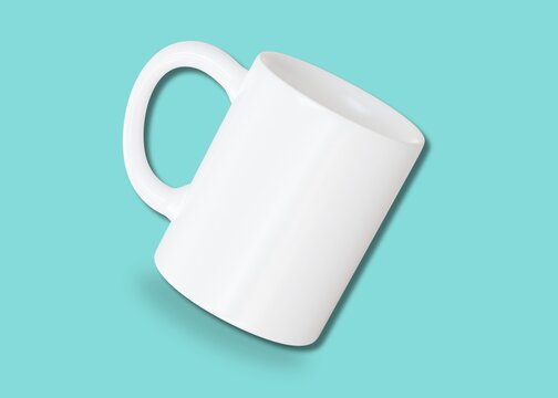 White Blank Coffee Mug Mock Close Mug Sunshine Some Large Stock Photo by  ©Capdesign 194311840