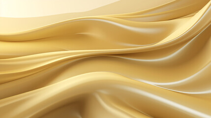 Luxurious Golden Color Abstract Wave Background with Soft Color Waves for an Elegant and Sophisticated Visual Experience