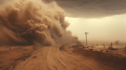 time lapse of clouds over the road