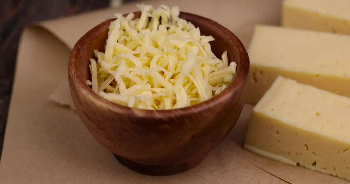 grated cheese in large quantities at home, grated cheese for cooking in the kitchen