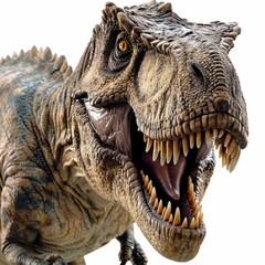 Fototapeta premium Close-Up of a Dinosaur's Open Mouth