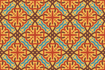 vintage seamless pattern ornaments in traditional arabian, moroccan, turkish style. vintage abstract floral background texture. Modern minimal labels. Premium design