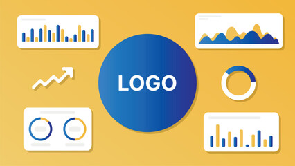 Corporate Branding and Analytics Dashboard Design