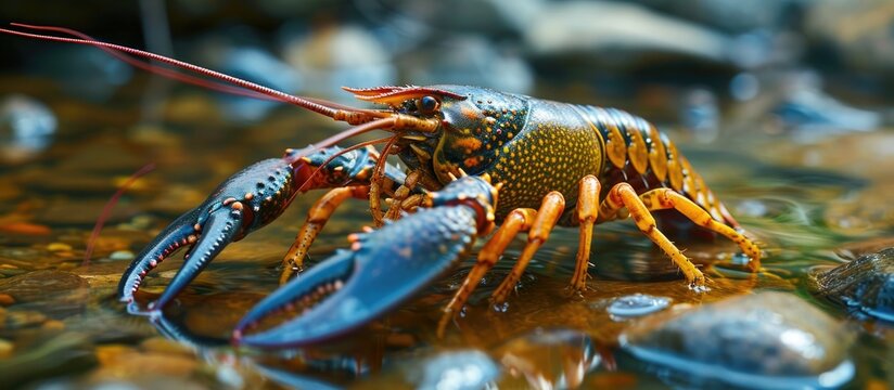 European crayfish, noble crayfish from Pazincica River in Pazin