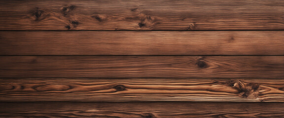 Obraz na płótnie Canvas Antique Dark Wood Texture Background - Rustic Old Brown Wooden Panorama Banner