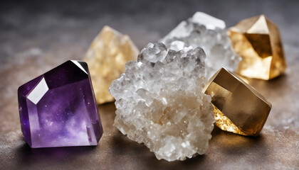 Macro photography of crystals
