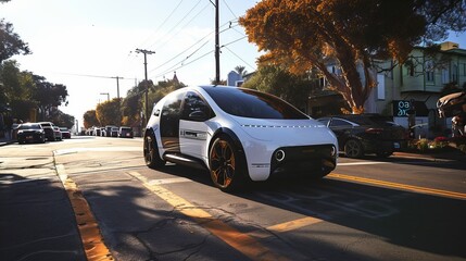 Driverless Robo-Taxi Paused in Traffic: A Glimpse into the Future of Autonomous Transportation