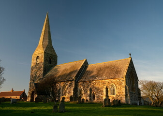 Fototapeta na wymiar All Saints Church, Mappleton, East Yorkshire, England