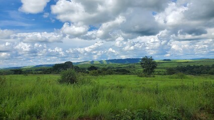 landscape with clouds