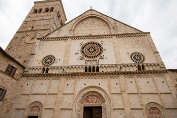 Fototapeta premium Cathedral of San Rufino - Assisi - Italy