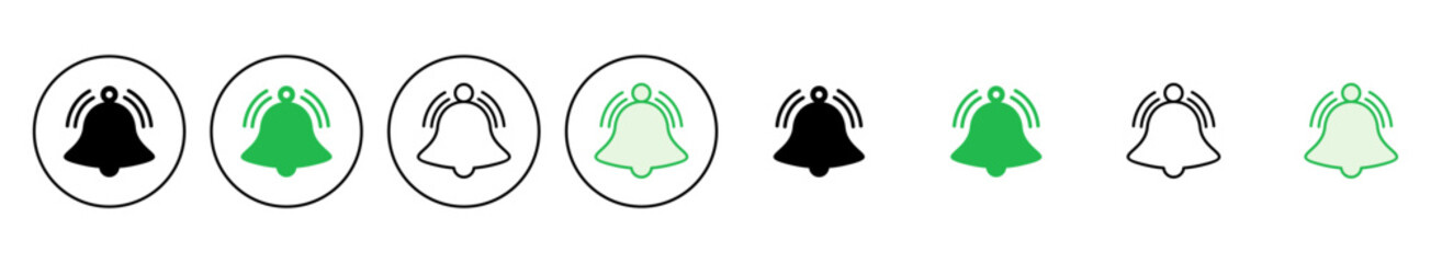 Bell Icon set. Notification icon for your web site design