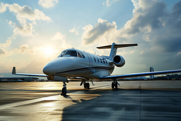 Luxury transportation with private jet