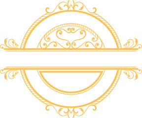 Vector vintage royal luxury victorian ornamental logo