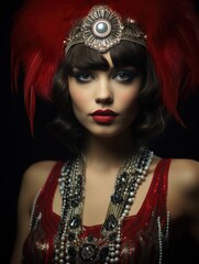 Flapper lifestyle, dress, and cultural evolution of the 1920s, 30s, and 40s: Embracing prohibition, jazz age elegance, and the daring spirit of an Era in Fashion, nightlife, and social transformation.