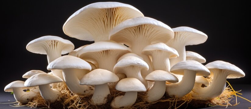 Edible mushroom, large size, young with white flesh.