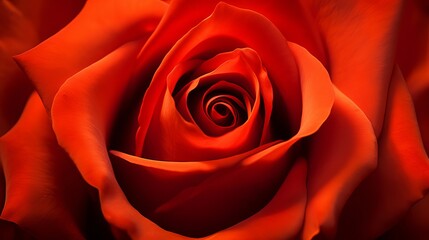 A close up view of a red rose
