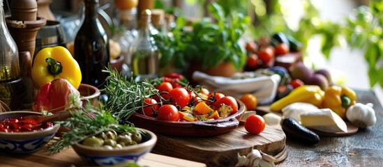Mediterranean diet foods promoting better health