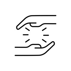 Obraz premium Magic trick outline icons, minimalist vector illustration ,simple transparent graphic element .Isolated on white background