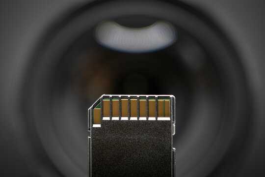 memory card isolated Horizontal