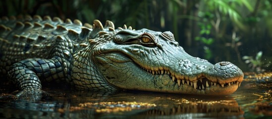 Obraz premium Wild crocodile