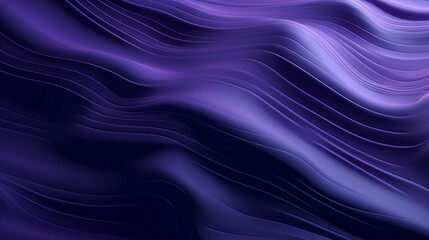 Abstract Purple Background with Wavy Lines
