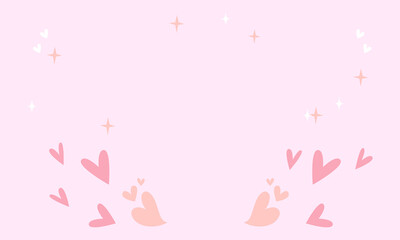Vector heart background design vector illustration