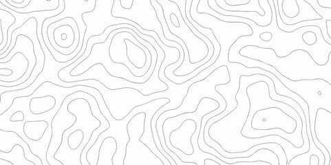 Abstract background with waves Geographic mountain relief. Abstract lines background. Contour maps. Vector illustration, Topo contour map on white background, Topographic contour lines.