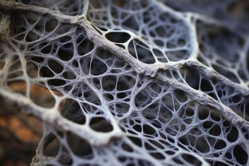 Close-up of mold hyphae showing their branching structures. - obrazy, fototapety, plakaty