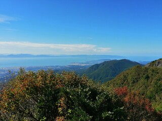 Fototapeta na wymiar Nita Pass No. 2 View Point in Shimabara