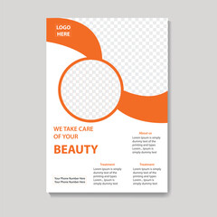 New Beauty Flyer Template Design.