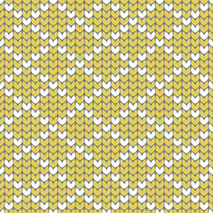 Knit Pattern background. Vector illustration.