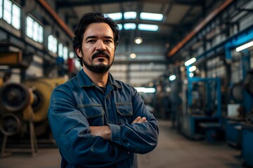 Obraz premium worker in a factory 