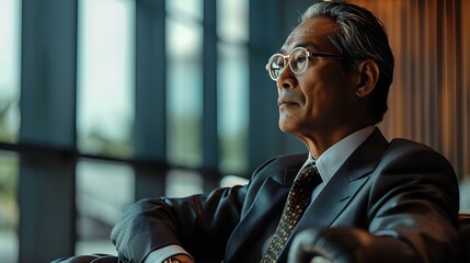 Asian Malaysian Corporate Businessman