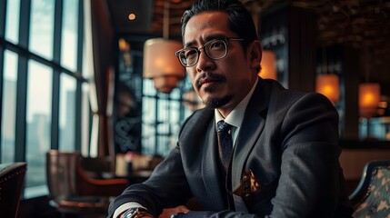 Asian Malaysian Corporate Businessman