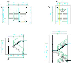 Sketch design vector illustration of detailed drawing of stairs for home interior