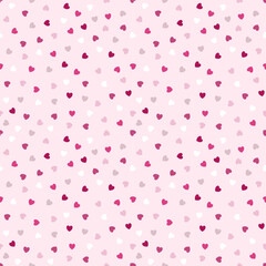 pink background with hearts