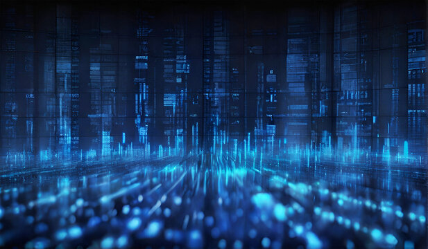 abstract binary code background