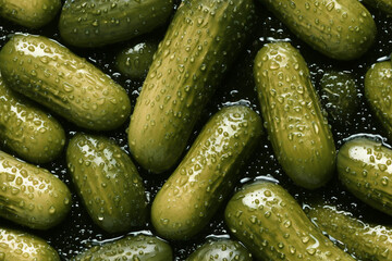 pickles in juice marinade background wall texture pattern seamless