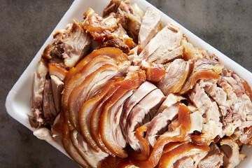 Jokbal, Korean pig trotters dish	