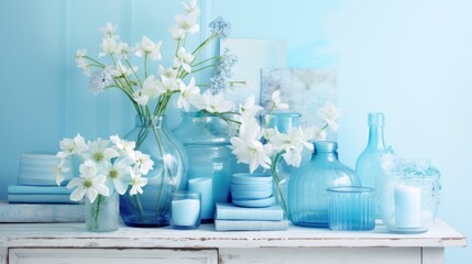 Stunning blue palette, perfect for harmonizing visual elements