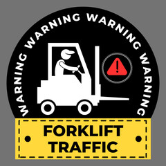 forklift truck sign