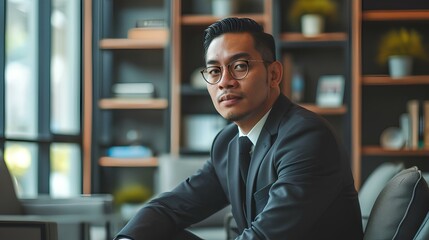 Asian Malaysian Corporate Businessman