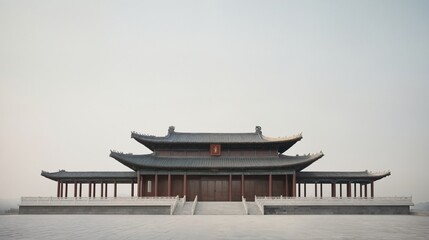 Background of Chinese style architecture
