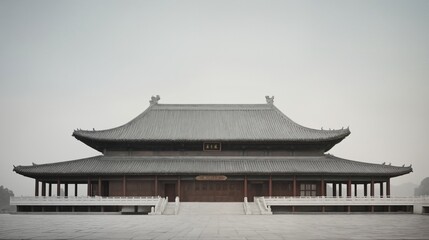 Obraz premium Background of Chinese style architecture