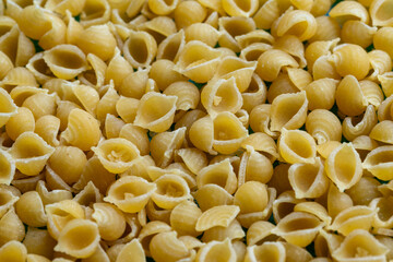 pasta shells background