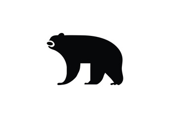 Cave Bear minimal style icon illustration design