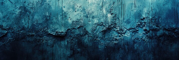 Background Grunge Texture in the Color Classic Blue created with Generative AI Technology - obrazy, fototapety, plakaty