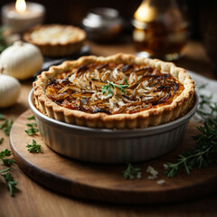 Caramelized Onion and Goat Cheese Tart - A Savory Delight